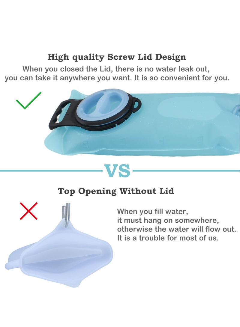 شو وو مجموعة حقيبة حقنة شرجية محمولة للسفر من Anel Douche حقيبة حقنة شرجية للرجال والنساء لتنظيف القولون، 2 لتر - Image 4