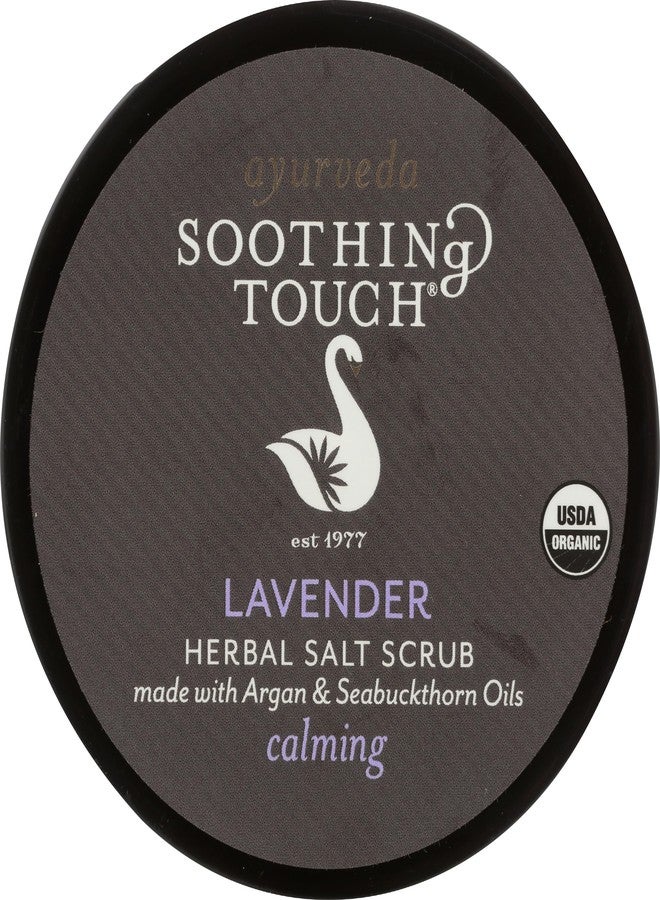 Soothing Touch Organic Herbal Salt Scrub Calming Lavender 10 Oz - Image 4