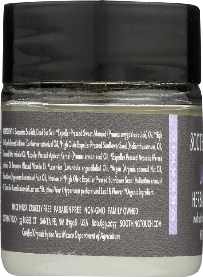 Soothing Touch Organic Herbal Salt Scrub Calming Lavender 10 Oz - Image 5