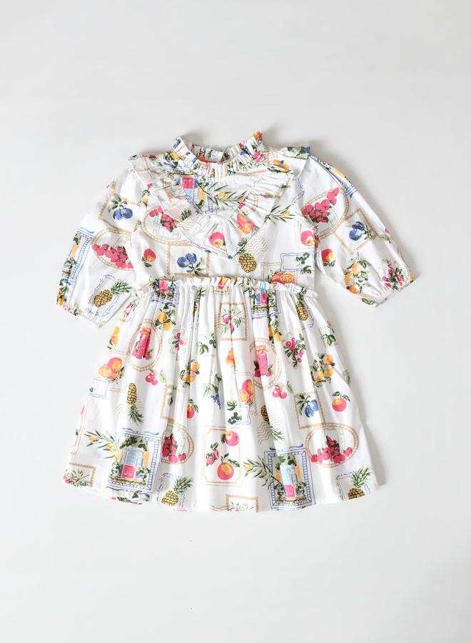 BELLA MODA Fruit Print Dress - Image 2