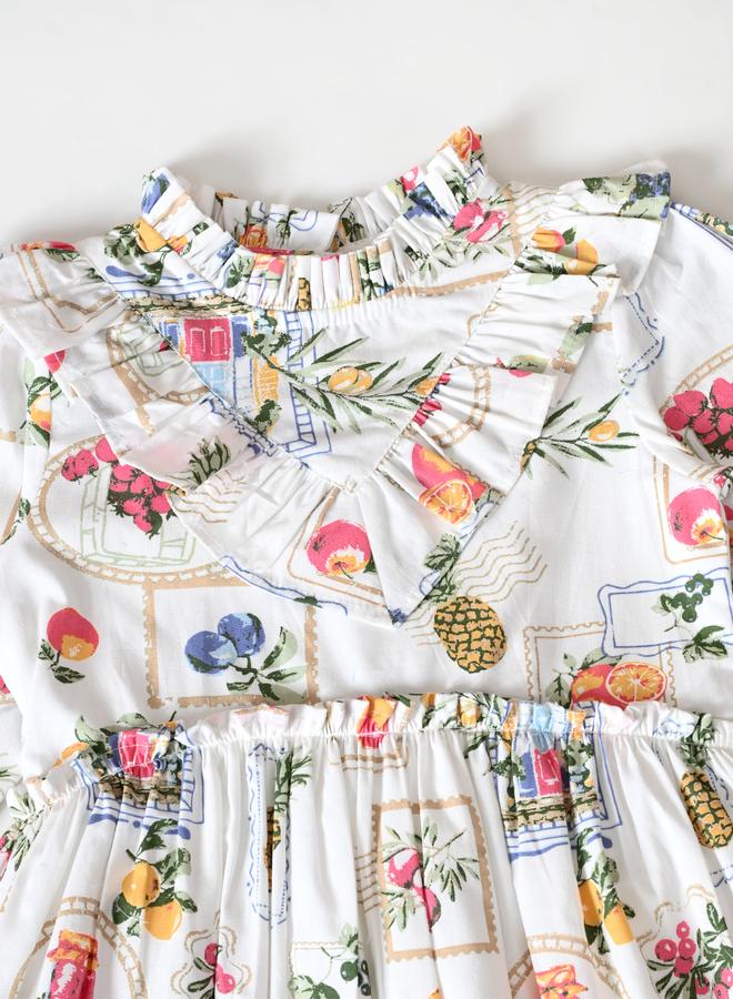 BELLA MODA Fruit Print Dress - Image 4