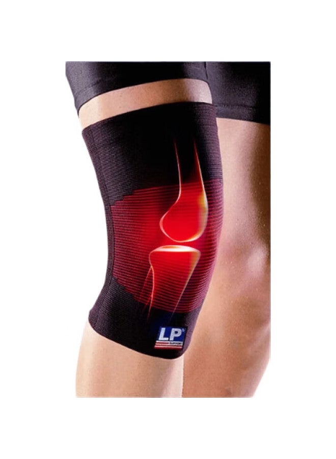 Lp641 Spring And Summer All-Season Outdoor Sports Warm Knee Brace For Men And Women, Knee Joint Compression Thickened Protection For Cold Legs, Size L - Image 2