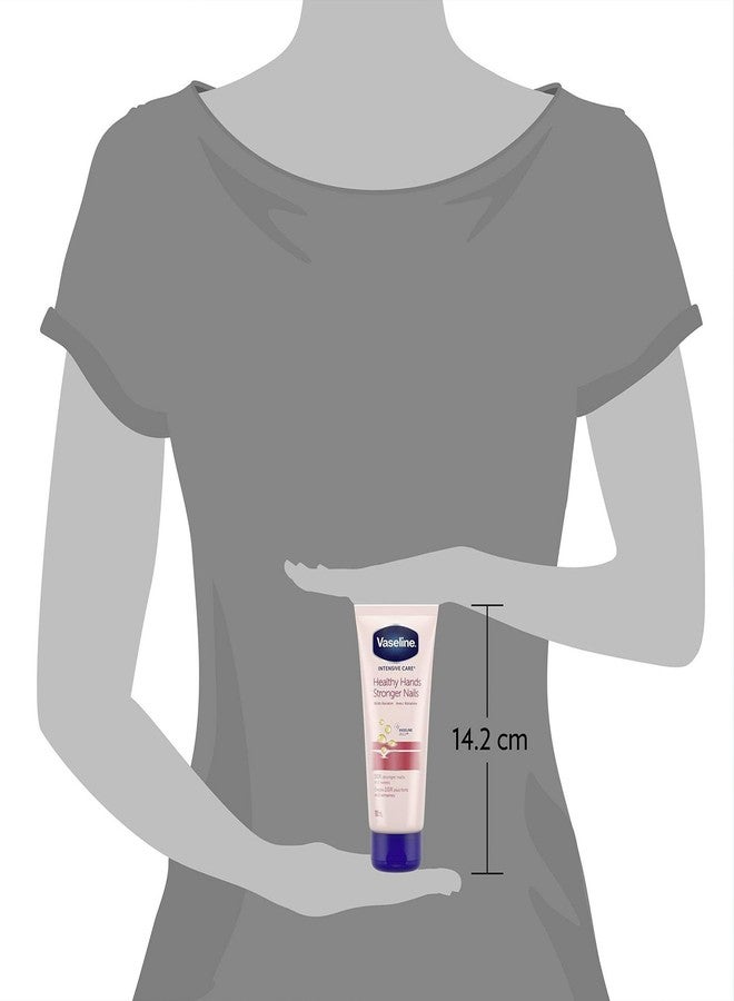 Vaseline Lotion, Healthy Hands Stronger Nails with Keratin 3-Pack - Intensive Care Hand Lotion with Petroleum Jelly, 3.4 Oz Ea - Image 5