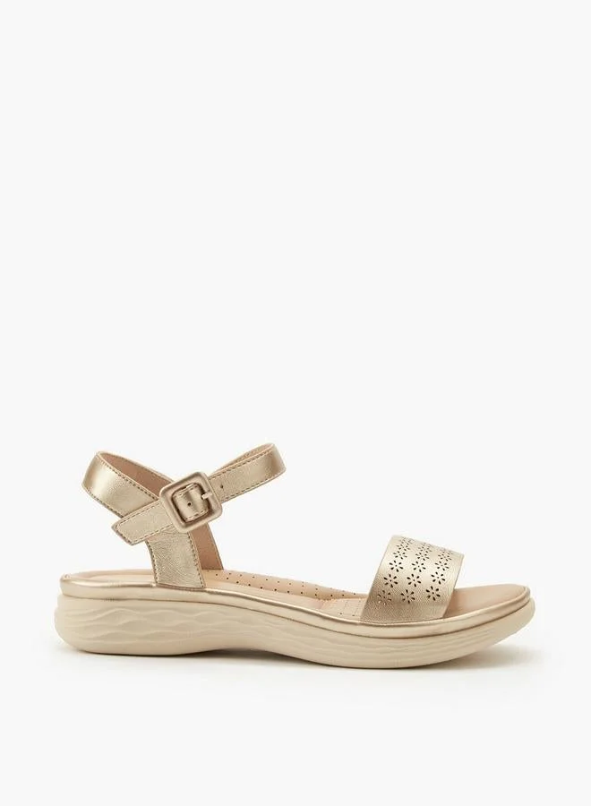Le Confort Women Perforated Detail Sandals