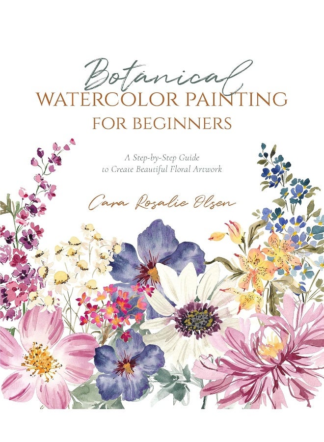 Botanical Watercolor Painting for Beginners: A Step-by-Step Guide to Create Beautiful Floral Ar  - Image 1