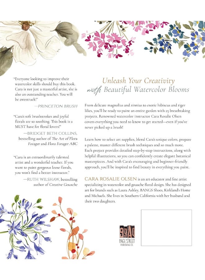 Botanical Watercolor Painting for Beginners: A Step-by-Step Guide to Create Beautiful Floral Ar  - Image 2