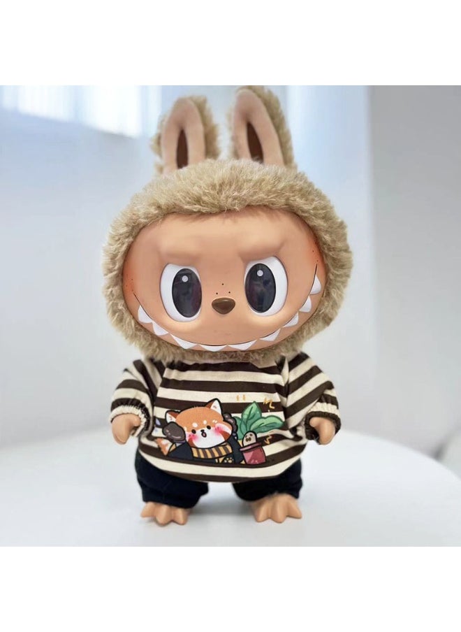 LABUBU 38cm Plush Doll Clothes for Labubu 