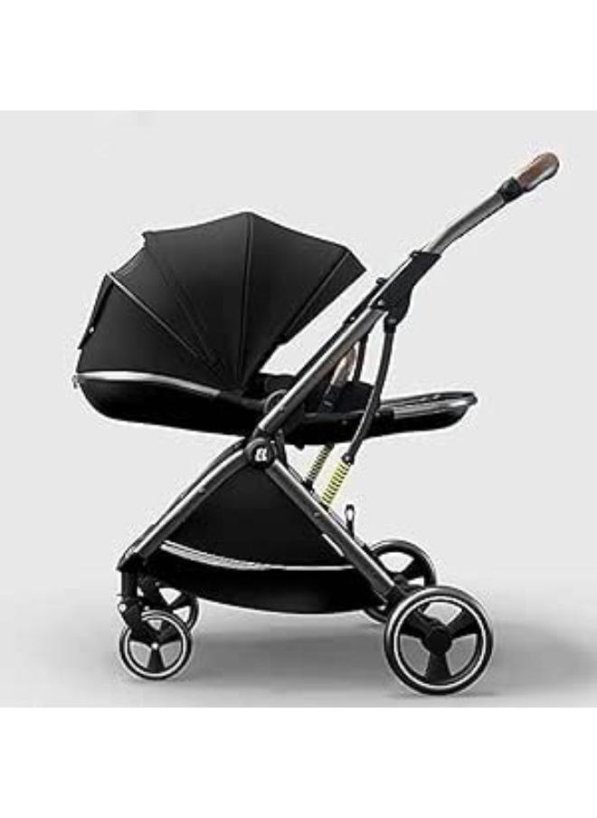 Generic - Stroller Umbrella X9 Luxury In Two Directions -Black - Image 1
