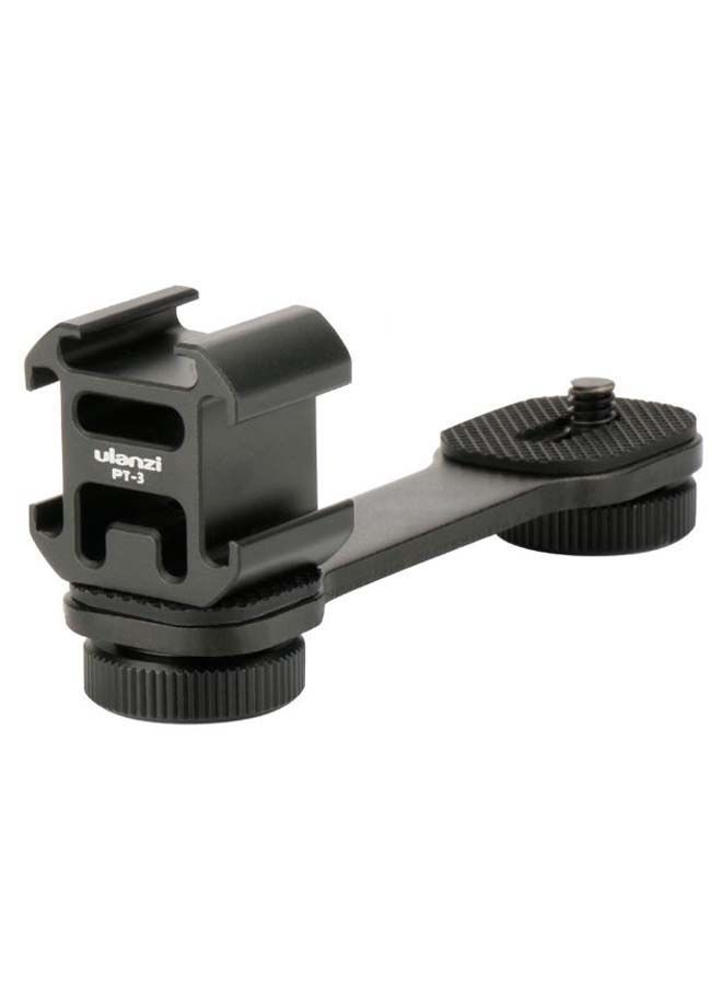NIBEMINENT Portable Camera Lamp Bracket Black 