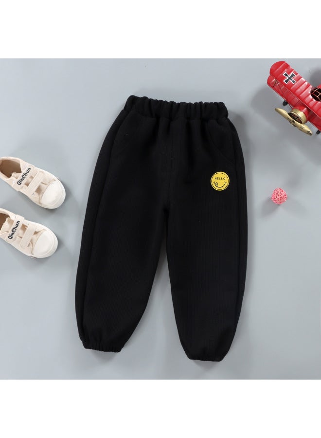 Autumn New Children's Waffle Trousers Boys And Girls Fashion Sports Pants Children's Casual Pants Manufacturers