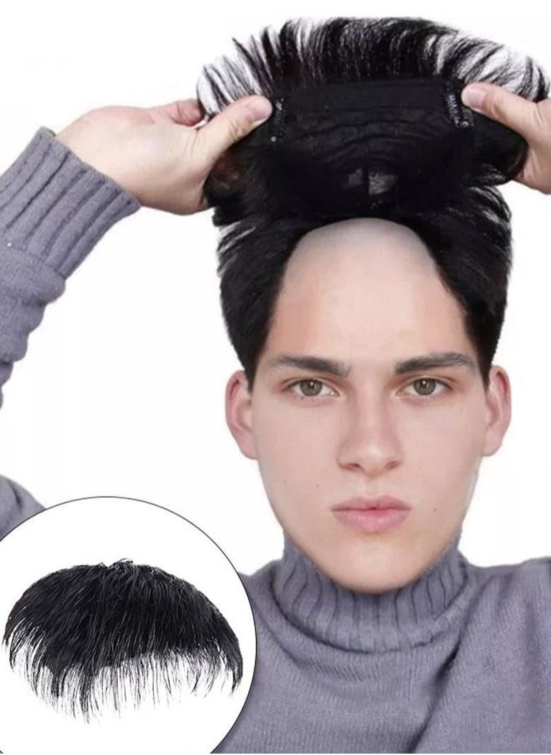 Men's Wig Short Hair Easy to Wear Mediterranean 18*20CM