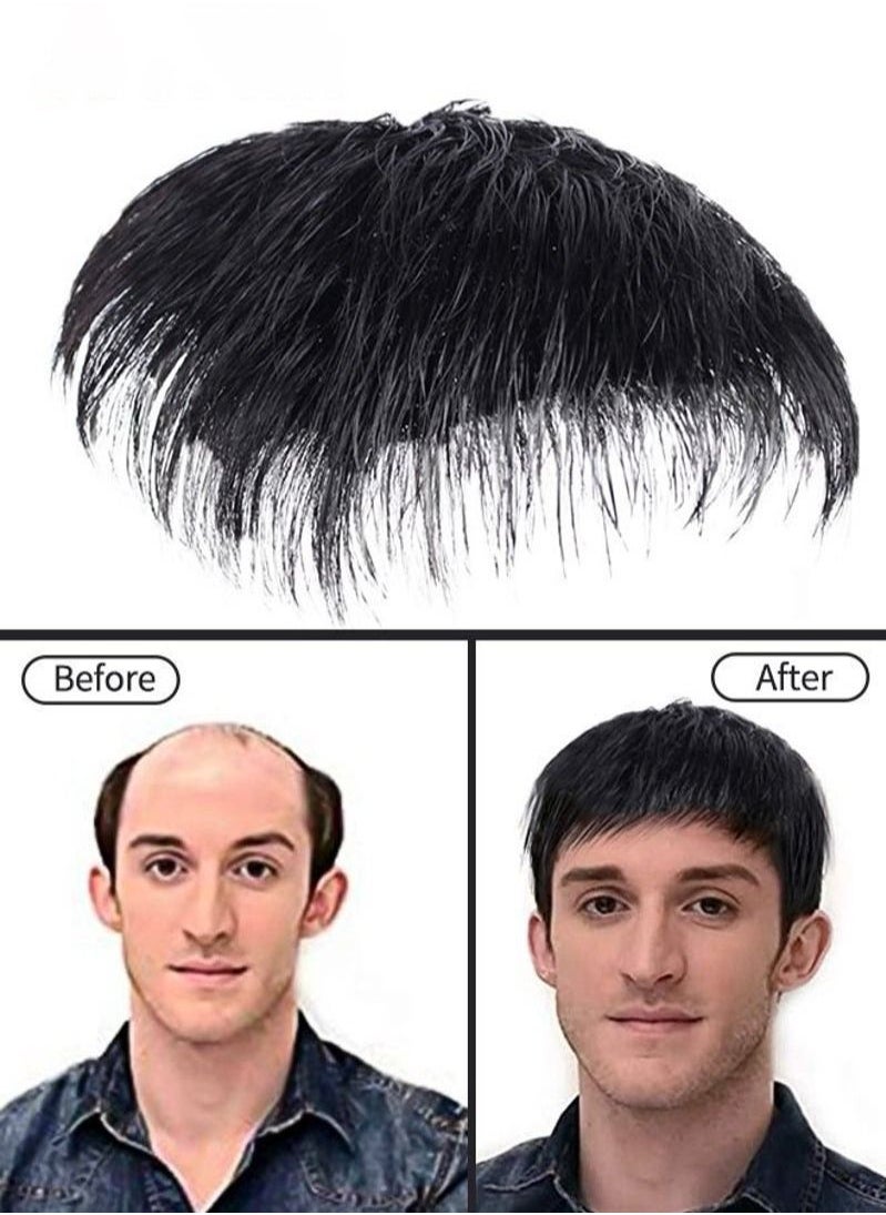 Men's Wig Short Hair Easy to Wear Mediterranean 18*20CM