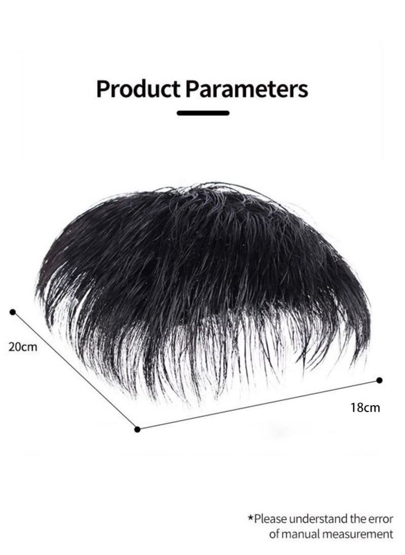 Men's Wig Short Hair Easy to Wear Mediterranean 18*20CM