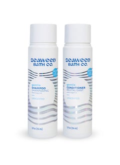 The Seaweed Bath Co. Seaweed Bath Co. Gentle Shampoo And Conditioner Set Unscented 12 Ounce (Pack Of 2) Sustainably Harvested Seaweed Aloe Argan Oil For Sensitive Scalps  - Image 2