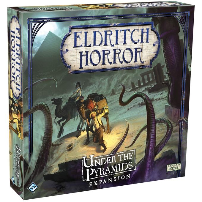 Fantasy Flight Games Eldritch Horror Under the Pyramids Board Game EXPANSION | Mystery Game | Cooperative Board Game for Adults and Family | Ages 14+ | 1-8 Players | Avg. Playtime 2-4 Hours | Made by Fantasy Flight Games - Image 1
