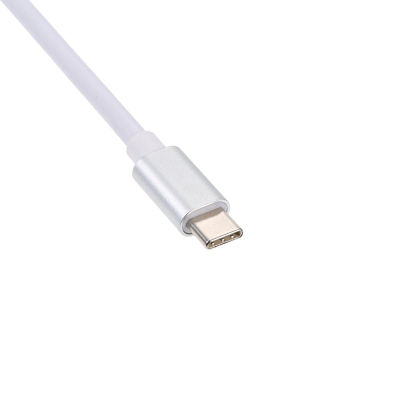 Usb-C Hub: 3-In-1 Silver Compact Aluminum Finish - Reversible Plug 4K Hdmi Resolution For On-The-Go Travel, Laptop & Usb Device Connection - Image 5