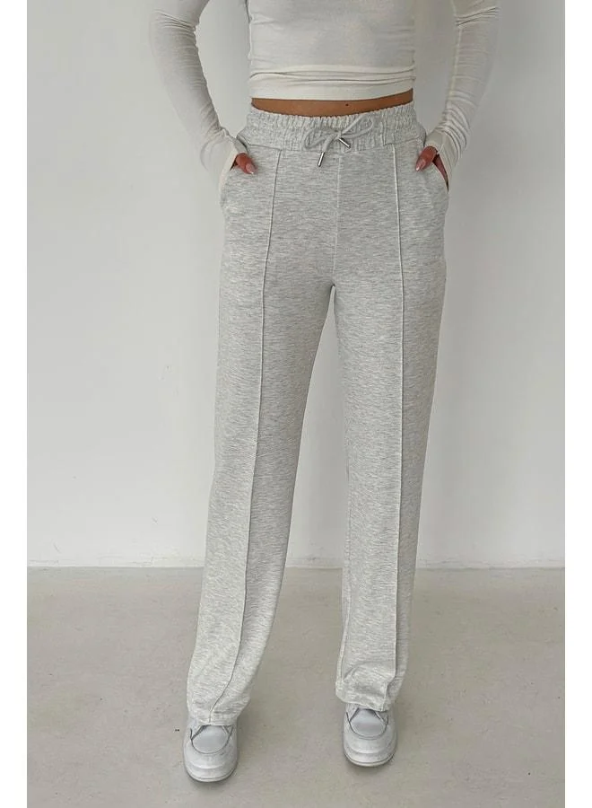 Noa Noa Women's Loose-Fit Pants with Stitch Detailing – Motion Ease