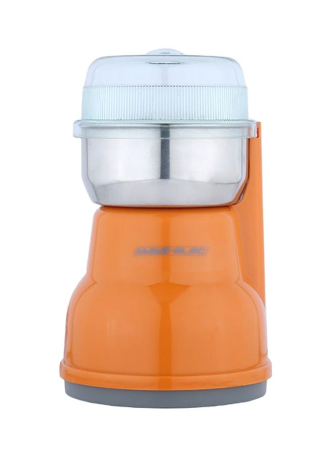 ALSAIF-ELEC Coffee Grinder 160 W S64/OR Silver/Orange - Image 1