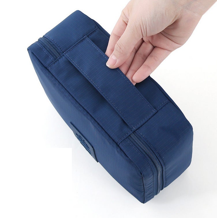 Korean Version Large-Capacity Second-Generation Travel Storage Bag Cosmetics Storage And Organization Women'S Double-Zipper Toiletry Bag Waterproof And Dustproof - Image 3