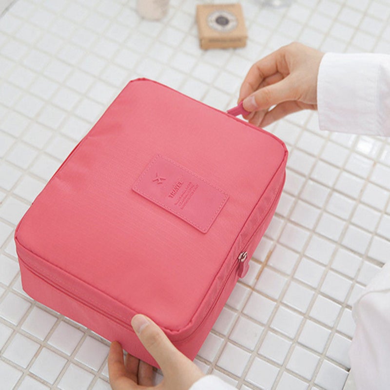 Korean Version Large-Capacity Second-Generation Travel Storage Bag Cosmetics Storage And Organization Women'S Double-Zipper Toiletry Bag Waterproof And Dustproof - Image 2