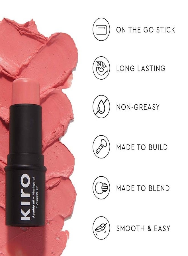 Kiro Wonder Wand Multi-Stick - Vintage Rose, 7.5g | 3-in-1 Stick - Blush, Eyeshadow & Lip Tint | Creamy, Weightless & Long-Lasting | Infused with Rosehip, Avocado & Moringa Oil - Image 4