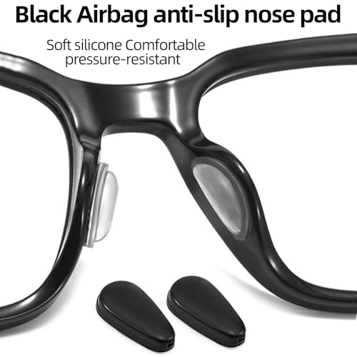 YUISI Adjustable Specs Holder Strap with Eyeglass Ear Grip and Air Cushion Nose Pads, Sunglass Strap Anti-Slip Eyewear String Holder Sports Sunglasses Chain with Silicone Ear Hook (22Pcs) - Image 4