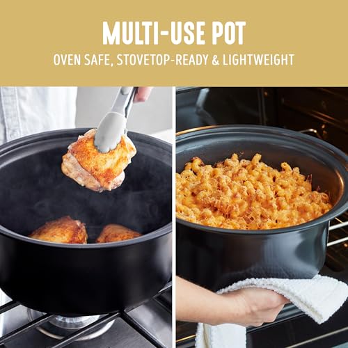 GreenLife 6QT Slow Cooker, Non-Toxic PFAS-Free Ceramic Nonstick Removable Interior Bowl, Programmable, Family Friendly, Keep Warm, Stovetop & Oven Safe, Dishwasher Safe Parts, Timer, Glass Lid, Yellow - Image 4