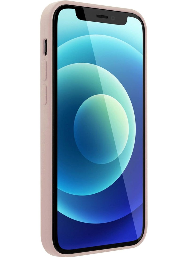 GUESS Guess Liquid Silicone Case W/Metal Logo Script For Iphone 12 Mini (5.4 Inches) - Pink - Image 5