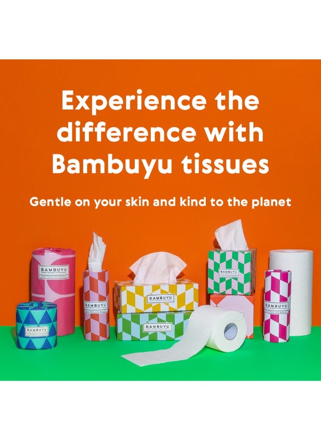 Bambuyu Bamboo 3 Ply Facial Tissues Rectangle 90 Sheets Pack of 4  - Image 5