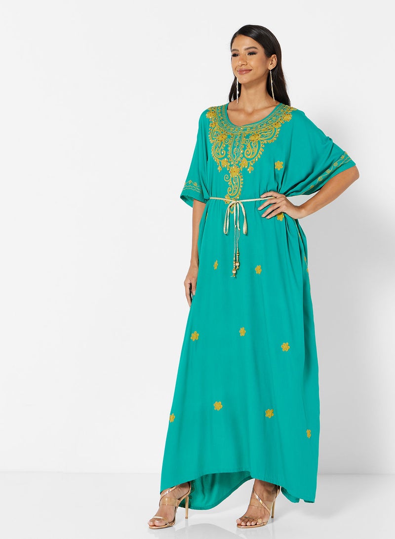 ARABIAN CLOSET EMBROIDERED KAFTAN - Image 1