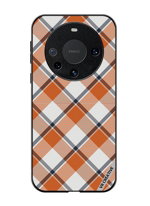 Protective Case Cover For Huawei Mate 60 Pro Check Texture Design Multicolour