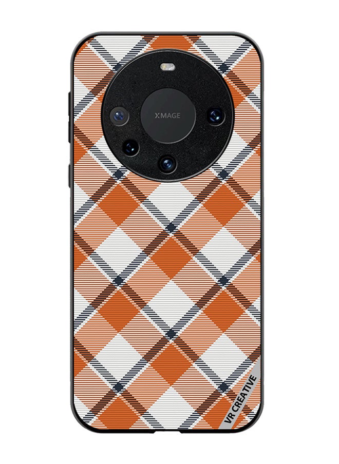 Protective Case Cover For Huawei Mate 60 Pro Check Texture Design Multicolour