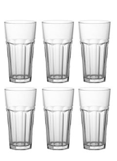 Reko Drinking Glasses - Set of 6-300ml - Margarita Glass Cups - Dishwasher Safe  - Image 1