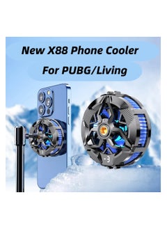EzzySo Mobile Radiator Magnetic Tablet Cooler For Mobiles / Ipad Universal Radiator Portable Phone Cooler Frost Series Radiator For Mobile Gaming Tiktok Live Streaming  - Image 5