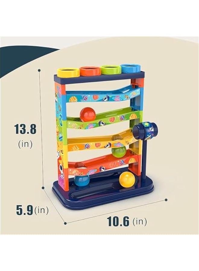 MIXDE Toddlers Toys for 1 2 3 Years Old Kids, Pound A Ball Toys, Montessori Toys for 12-18 Months Baby, Interactive Game For Boys and Girls, Early Learning Educational Gift - Image 2