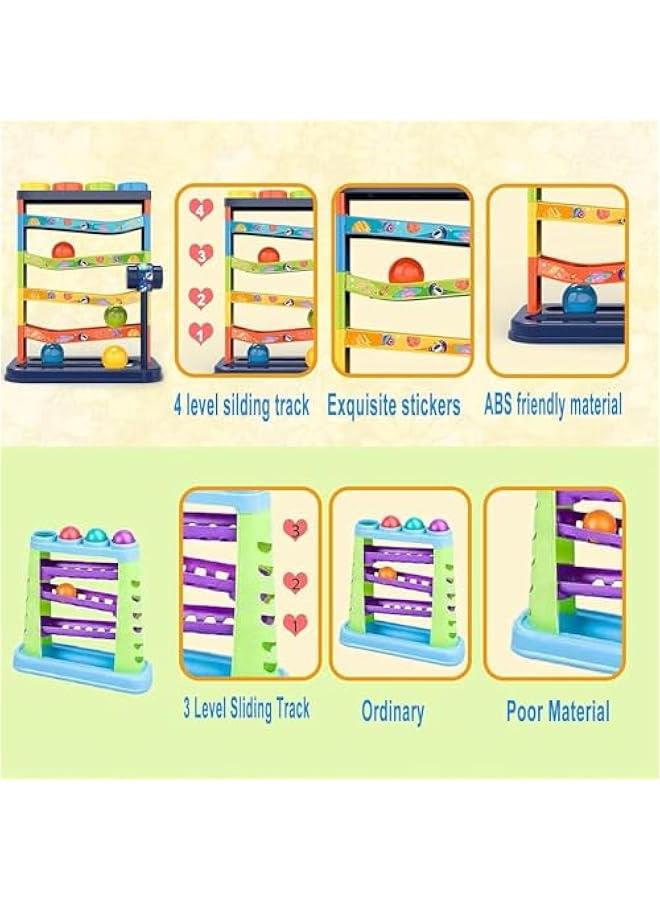 MIXDE Toddlers Toys for 1 2 3 Years Old Kids, Pound A Ball Toys, Montessori Toys for 12-18 Months Baby, Interactive Game For Boys and Girls, Early Learning Educational Gift - Image 3
