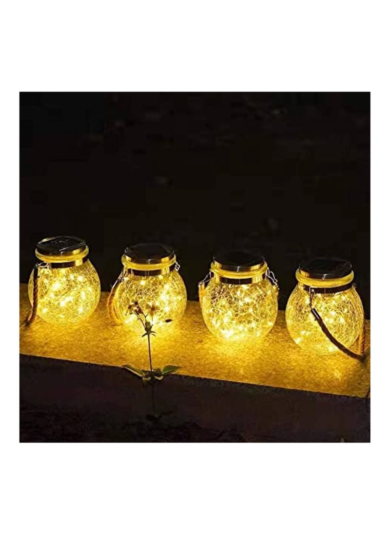 Hilalful HILALFUL Solar Powered Jar LED Fairy Light String | Suitable for Balcony, Patio, Outdoor Décor | For Home Decoration in Ramadan, Eid, New Year, Diwali, Holidays | 20 LEDs  - Image 3