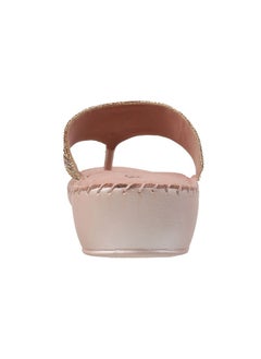 Mochi Mochi Women Rose Gold Suede Leather Comfort Slip-on Sandal UK/8 EU/41 (44-8)  - Image 4