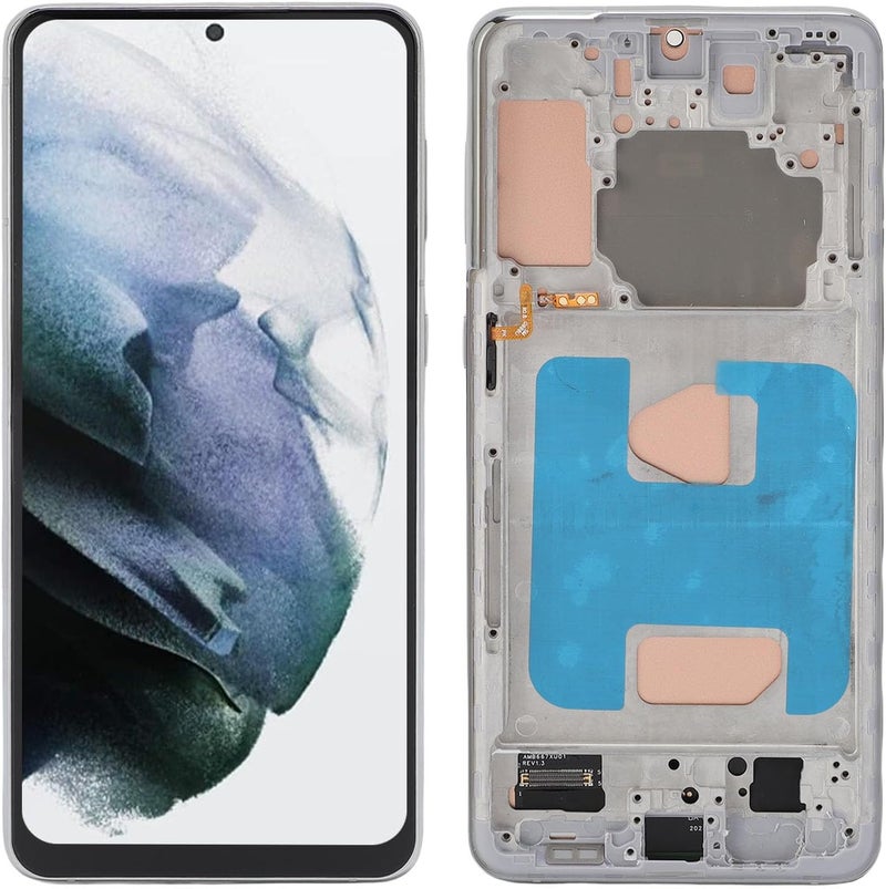 EBTOOLS Screen Replacement for S21 Plus 5G, 6.7 Inch LCD Display 1440x3120 Pixels 505 PPI Multi Touch 3D Sensitive Digitizer Assembly with Frame and Repair Tools, for SM G996B (Silver) - Image 5