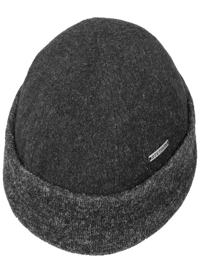 Stetson Sparr Melange Docker Cap Men Anthracite 7-7 1/8 - Image 2