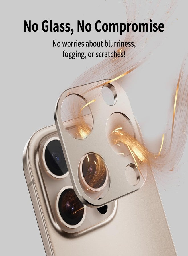 SWITCHEASY LenShield Aluminum Alloy Camera Lens Protector for 2024 iPhone 16 6.3" Pro, 16 6.9" Pro Max - Titanium Black - Image 3