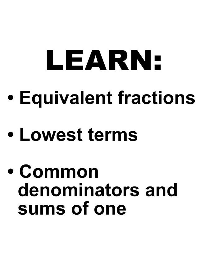 Learning Advantage - Equivalent Fraction Dominoes - Math Games For Kids - Teach Fractions - In-Home Learning - Image 1