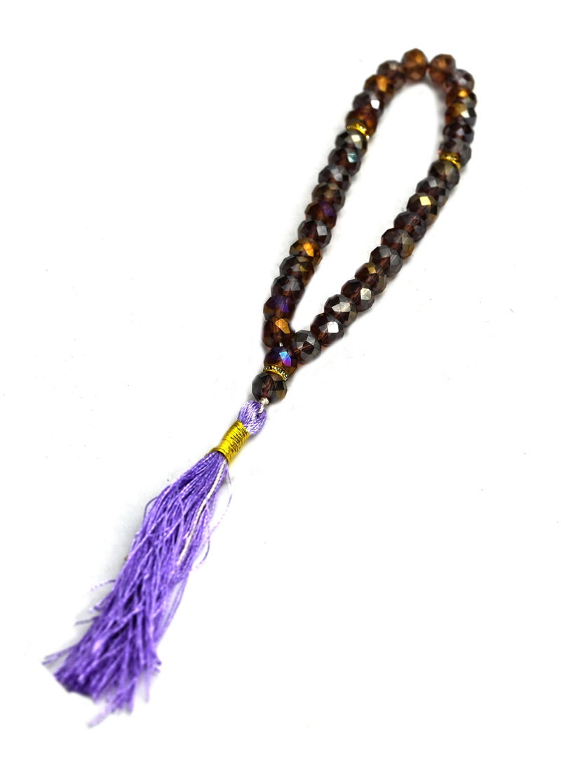 Generic - Tasbeeh For Muslims, Purple Tasbih For Ramadan, Islamic Prayer Beads Tasbih For Ramadan Prayers, Ramadan Gift For Muslims, Tasbeeh Chain For Eid Gift, Tasbih Small For Kids - Image 1