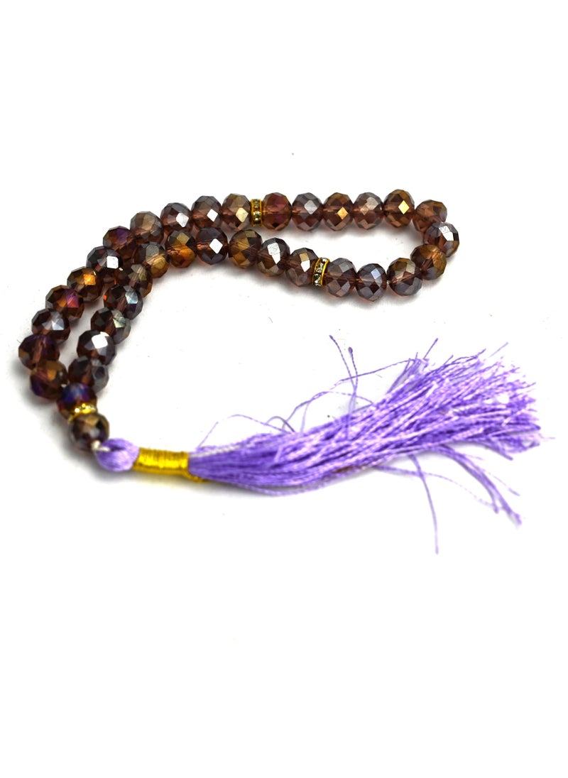 Generic - Tasbeeh For Muslims, Purple Tasbih For Ramadan, Islamic Prayer Beads Tasbih For Ramadan Prayers, Ramadan Gift For Muslims, Tasbeeh Chain For Eid Gift, Tasbih Small For Kids - Image 1