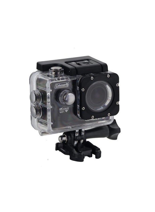 Coleman Conquest3 4K Ultra HD & 16.0 MP Waterproof Sports Camera Kit w/WiFi & 32GB Memory Card - Image 1