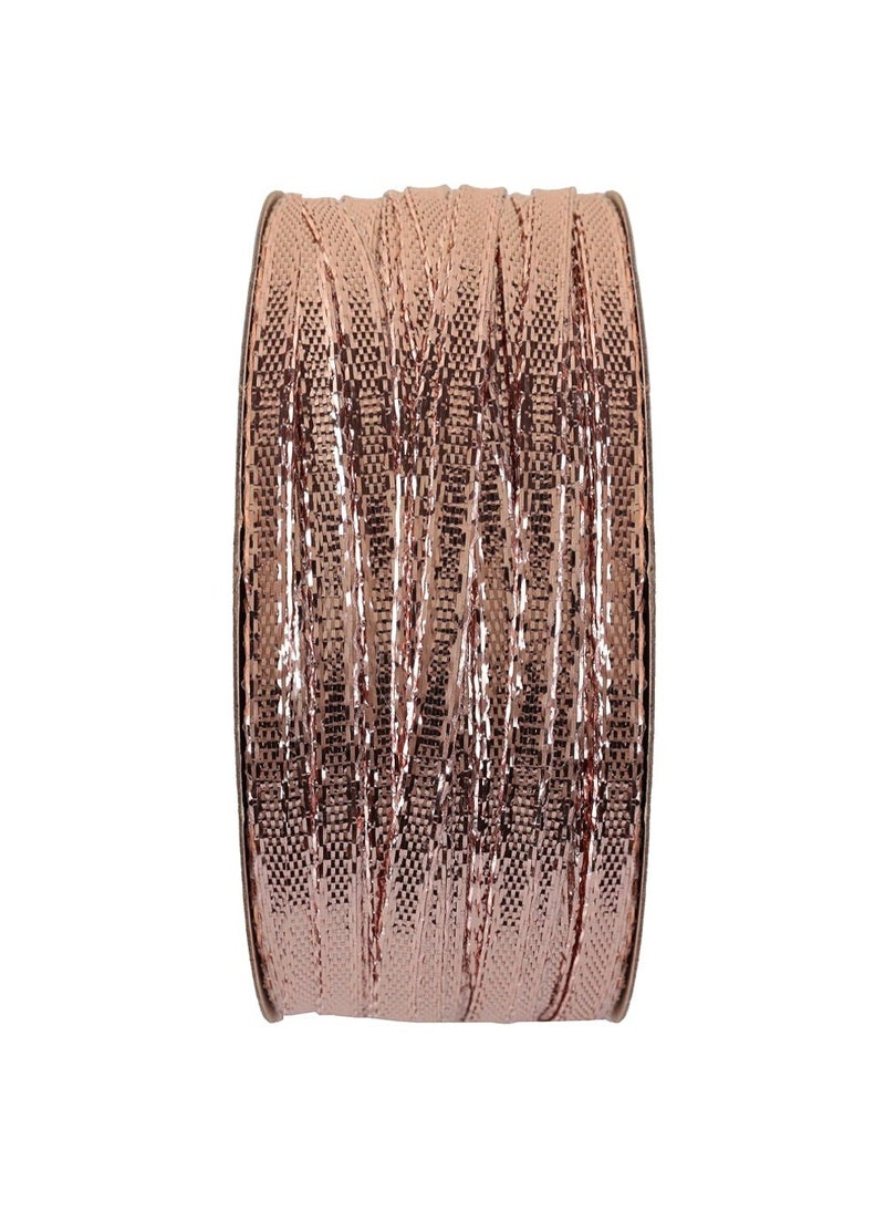 Decorative String Rose Gold Polypropylene 25m