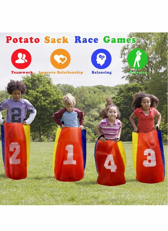 Generic - Outdoor Games for Kids, Potato Sack Race Bags, Bean Bag Toss, 3 Legged Bands, Egg and Spoon Game, Prizes, Outside Lawn Birthday Party Carnival, Camping, (36 PCS) - Image 1