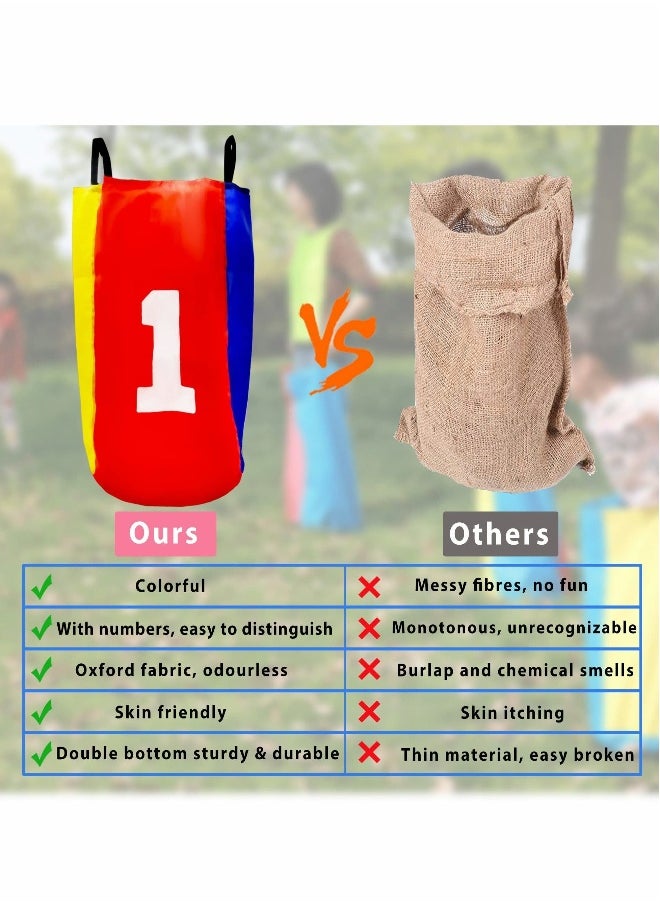 Generic - Outdoor Games for Kids, Potato Sack Race Bags, Bean Bag Toss, 3 Legged Bands, Egg and Spoon Game, Prizes, Outside Lawn Birthday Party Carnival, Camping, (36 PCS) - Image 1