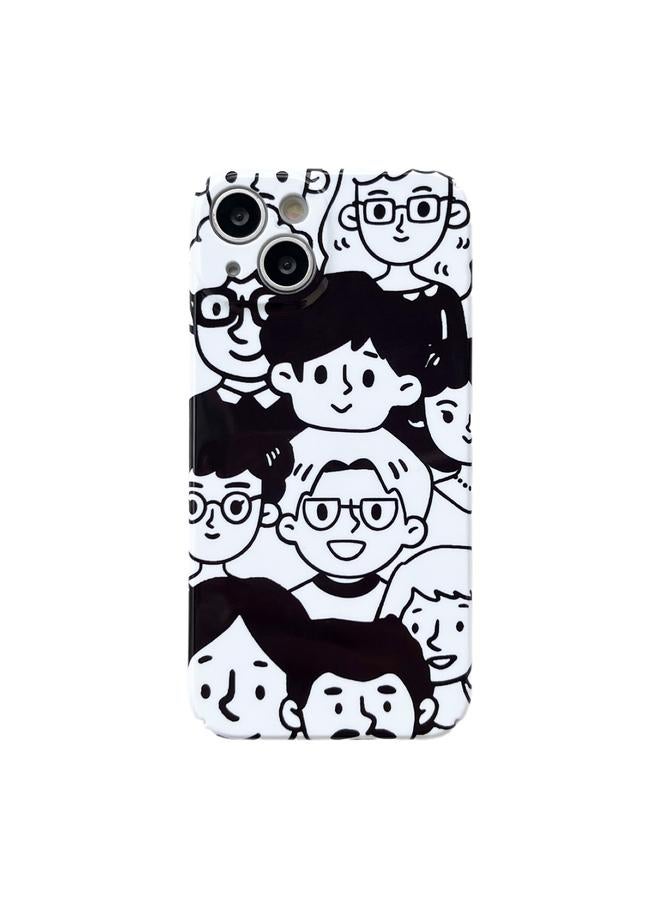 S-TOP Case For iPhone 15 Precise Hole Glossy PC Phone Case - Image 1