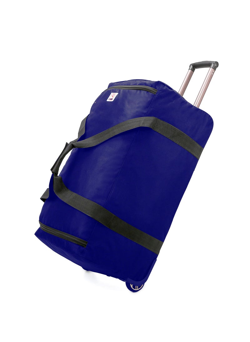 Reflection Duffle Trolley Bag with Wheels 76 cm Length-Navy